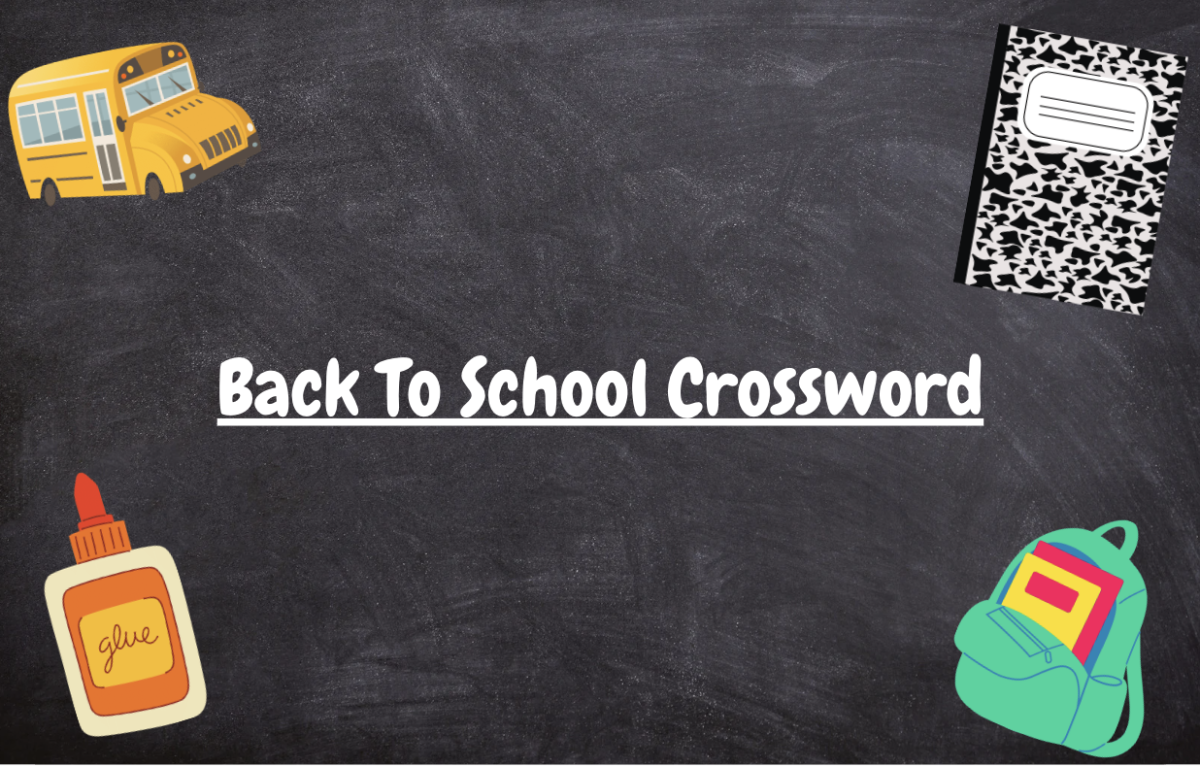 Back to school crossword